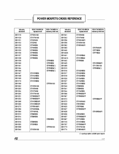   STP3N60FI EQUVALENT